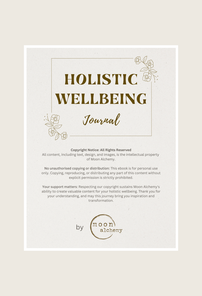 30 Day Holistic Wellbeing Journal