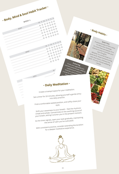 30 Day Holistic Wellbeing Journal